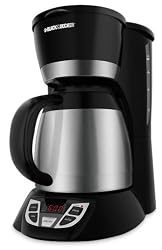 Black & Decker CM1509 8-Cup Programmable Coffeemaker with Thermal Carafe