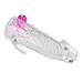Oomph!crystal Transparent G-spot Massager Vibrating Penis Sleeves Cock Ring