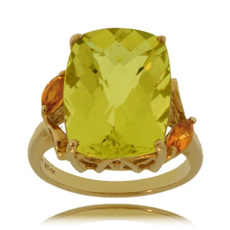 Lemon Quartz Ring in Yellow Gold Unique Fashion Design 41EoUc6%2BeEL Lemon Quartz Ring in Yellow Gold Unique Fashion Design