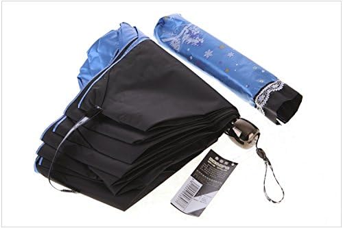 Services for You Anti-uv Sun Umbrella Triple Folding Uv Protected Parasol (Pink Purple)