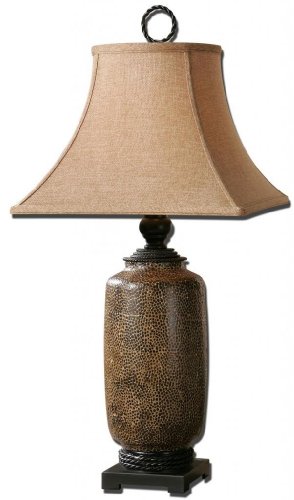 Compare Prices Designer Textured Chocolate Brown Table Lamp Livoniasser