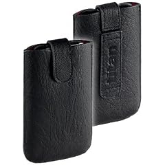 YAYAGO Titan Leder Tasche mit EasyOut Funktion f�r Huawei Ideos X3 inkl. dem Original YAYAGO Clean-Pad