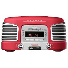 Teac SL-D920R Nostalgie CD-Radio rot