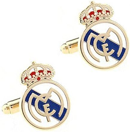 SuperbMatch Cufflinks For Men Or Women Designs Real Madrid Cufflink 1 Pair Retail Promotion