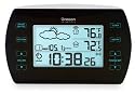 Oregon Scientific Touch-Control AM/FM Weather Clock - Black