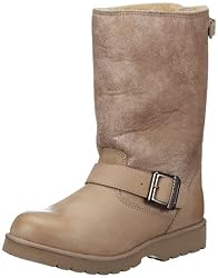 Buffalo London 12844 CRAZY HORSE HEDOSA 126299, Damen Schneestiefel, Beige (BEIGE357), EU 38