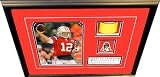 Authentic Gillette Stadium Goalpost & Tom Brady Photo - NFL Photos