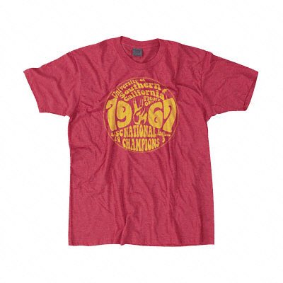Buy USC Trojans 1967 NCAA National Champions Throwback T-Shirt