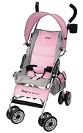 Jeep All-Weather Reclining Umbrella Stroller, Pink
