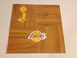 Los Angeles Lakers LAMAR ODOM Signed Autographed Logo Basketball Floorboard COA