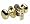 Master Lock BCO0403 Biscuit Passage Door Hardware with SilvaBond Antimicrobial Protected Finish, Polished Brass Image 1