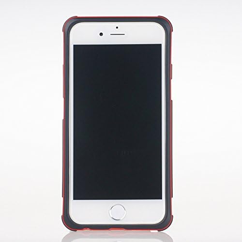 iphone 6 Cases,Golden fame TPU Double Color Border Cell phone Hit color Frame Phone shell Protective sleeve for iphone 6 4.7" [HB13] Red