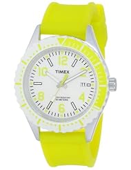Timex Unisex T2P0089J Originals Modern Sport Lemon-Lime Silicone Strap Watch