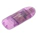 10-in-1 USB 2.0 High Speed Purple Memory Card Reader Writer for SD SDHC MiniSD MiniSDHC MMC rsMMC microSD/TransFlash (with adapter)