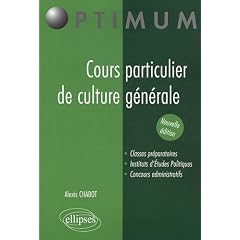 Cours particulier de culture g�n�rale (nouvelle �dition)
