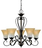 Duchess Collection Palladian Bronze Finish Chandelier - QUZ-DH5005PN
