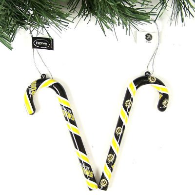 Buy BOSTON BRUINS OFFICIAL CANDY CANE CHRISTMAS ORNAMENTS (6) by Forever Collectibles