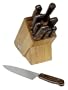 Chicago Cutlery Walnut Tradition 10-Piece Knife Set with Block