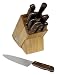 Chicago Cutlery Walnut Tradition 10-Piece Knife Set with Block