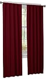 Maytex Micro Fiber Window 2-Pack Panels - 84 inches - Red