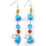 MLB Touch by Alyssa Milano Colorado Rockies Turquoise Drop Earrings