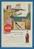 1954 Coke Coca-Cola Thailand Moroccans Travel Print Ad