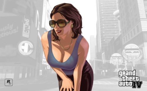 GTA IV San Andreas Photocloth Picture 20" X 13"