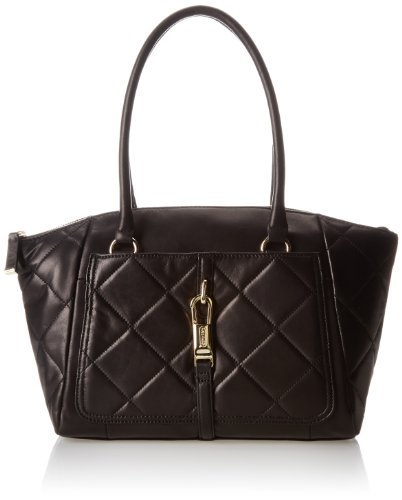 Calvin Klein Chelsea Lamb Satchel Top Handle Bag