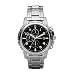 Fossil Men's FS4542 Stainless Steel Bracelet Black Analog Dial Chronograph Watch