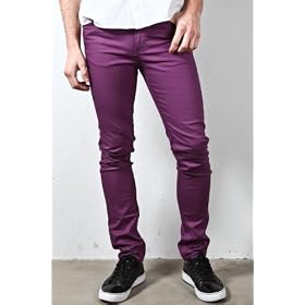 Cheap Monday - Men' s Tight Denim (Broken Purple)