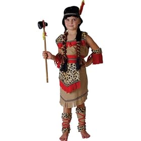 Indian Princess Girls Fancy Dress Costume Large