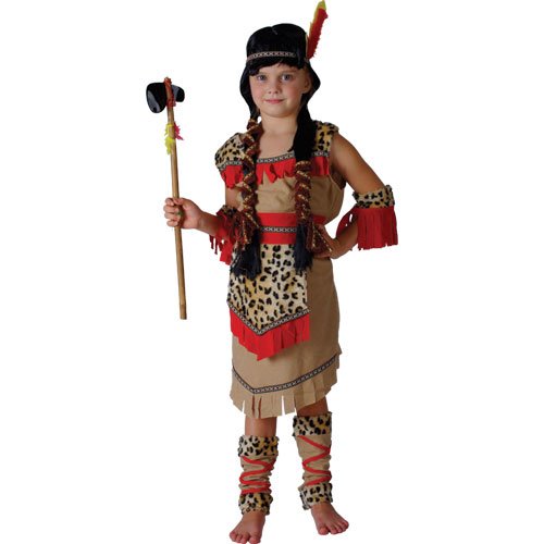 Indian Princess Girls Costume Large 