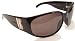 Versus by Versace Sunglasses Model VR6044 ~ Black Frame with Black lenses 100% UV Protection ~ Overall Width 144mm (5.7 inches) Overall Depth 49mm (1.9 inches) 62mm lens size