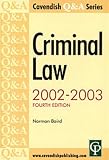 Criminal Law Q&A (Questions and Answers)