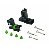 ACCEL DFI 74812 Weatherproof Electrical 2 Pin Connector by Accel
