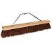 Weiler 44584 Palmyra Fiber Coarse Sweeping Broom with Wood Handle, 2-1/2" Head Width, 24" Head Width, Natural