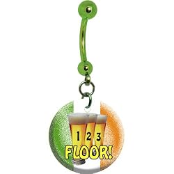 Irish 1-2-3 Floor Beer Belly Ring