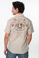 Indigo Star Tan Plaid Shirt Top Hat Skull Duel Last Man Standing