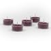 Mulberry Scented Clear Cup Tealights Set of 25