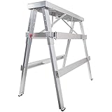 GypTool Adjustable Height Drywall Taping & Finishing Walk-Up Bench: 18 in. - 44 in.