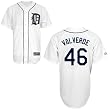 Jose Valverde Detroit Tigers Replica Home Jersey by Majestic