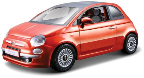 Bburago 43011 - Fiat 500 Abarth, 1:32 (farblich sortiert)