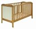 Saplings Stephanie Cot Bed - Finished in Ivory & Antique Pine