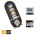 Electronics : 12 Disc Capacity CD And DVD Visor Holder - Nylon Black