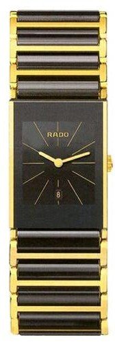 Rado Women's R20788162 Integral Black Dial Ceramic Bracelet Watch