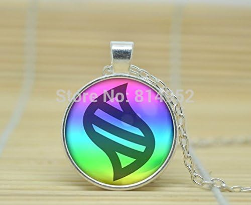 VintaStore Art Glass Necklace Pokemon Mega Stone Altarianite Necklace A3117