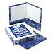 Oxford 51643 Marble Design Laminated Two-Pocket Portfolios, Navy, 25/Box