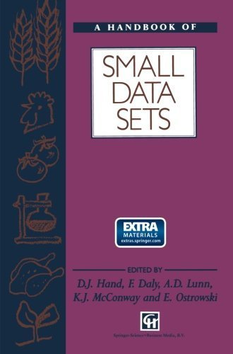 A Handbook of Small Data Sets (Chapman & Hall Statistics Texts) by David J. Hand (1993-11-01)