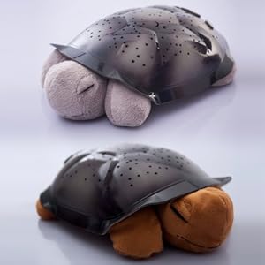 Projecteur/veilleuse/lumi&egrave;re LED tortue effet ciel &eacute;toil&eacute;