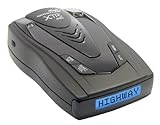 Whistler XTR-440 Laser/Radar Detector Battery Operated with Built in Battery Charger with Blue Text Display